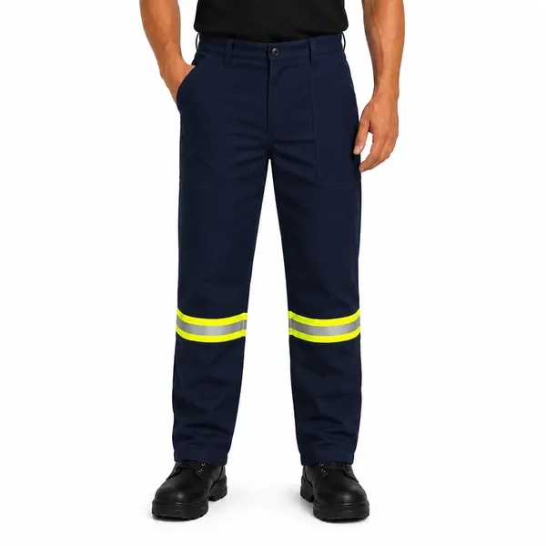 Calça Antichama Guardian Arco Fire Risco 2 Azul Marinho ATPV 11 cal/cm² Refletiva CA 46296 / 49240