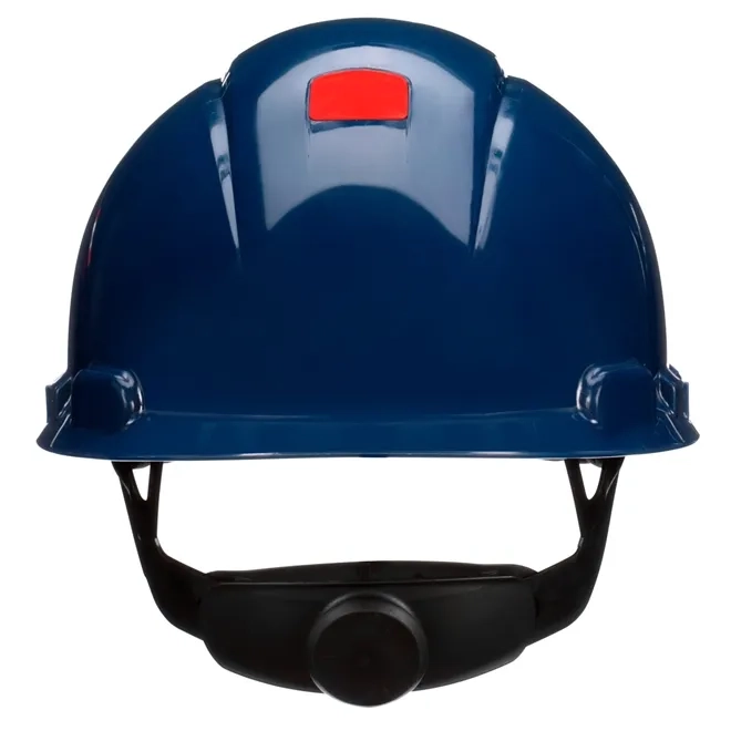 Capacete de Segurança 3M H-710 Secure Fit Azul Escuro Ventilado Com Suspensão de Catraca e Sensor UV HB004732507 CA 29637