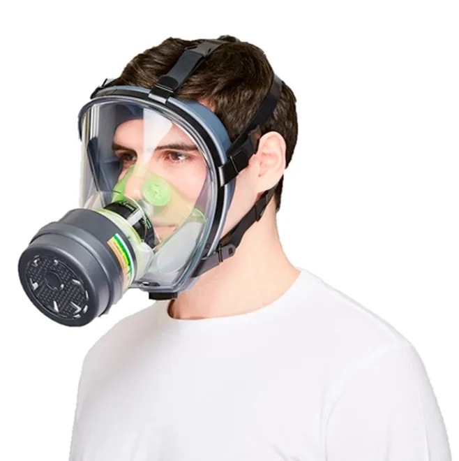 Máscara Facial Total BLS Série 5150 Universal Antiembaçante com Filtro Incluso 423 Vapores Orgânicos e Gases Ácidos + P3  CA 35866