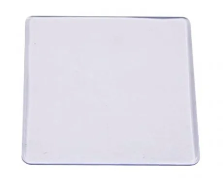 Suporte para Placa em Polipropileno 28x28 CM Preto Acompanha Acrílico Incolor