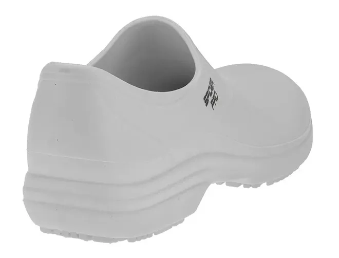 Calçado Ocupacional Profissional Monseg Spider PRO Branco Antiderrapante e Palmilha Bactericida CA 48583