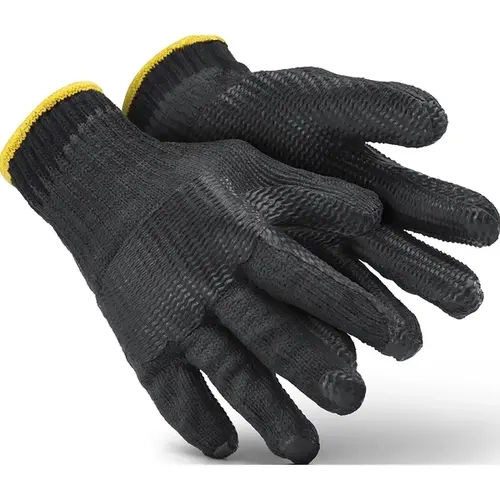Luva de Segurança Rubber Black Super Safety com Revestimento em Látex Vulcanizado Tipo Corrugado na Palma Resistente à Corte CA 49510