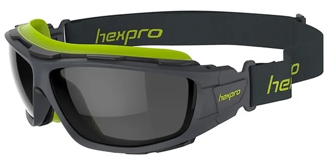 Óculos de Segurança Cinza Hexpro OptPro  com Proteção UV, Antirrisco e Antiembaçante de Alta Performance CA 50123