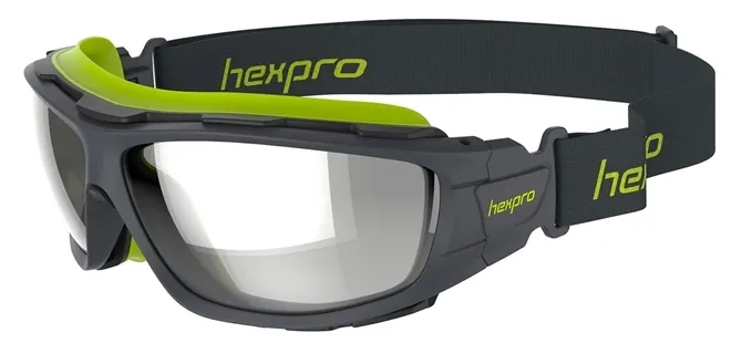 Óculos de Segurança Cinza Espelhado Hexpro OptPro  com Proteção UV, Antirrisco e Antiembaçante de Alta Performance CA 50123