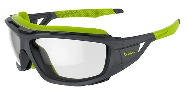Óculos de Segurança Incolor fotocromático Hexpro OptPro  com Proteção UV, Antirrisco e Antiembaçante de Alta Performance CA 50123