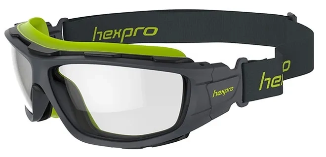 Óculos de Segurança Incolor fotocromático Hexpro OptPro  com Proteção UV, Antirrisco e Antiembaçante de Alta Performance CA 50123