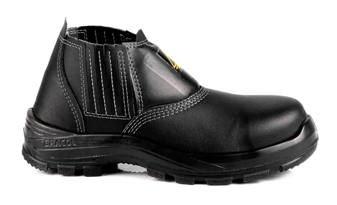 Bota de Segurança Bracol 4045BELF1600EL Microfibra e Bico de Composite Peito e Dorso Acolchoado NR10 Eletricista CA 38530