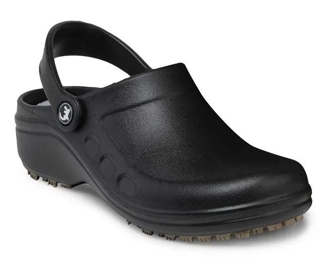 Calçado Ocupacional Crocs Sticky Shoes CLOG SSC Eva Preto Com Palmilha Antimicrobiana CA 49860
