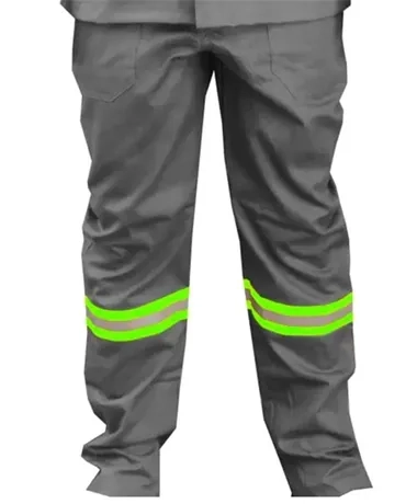 Calça de Segurança NR10 Cinza Risco 2 ATPV 11 Maicol Para Arco Elétrico Refletivo CA 44109