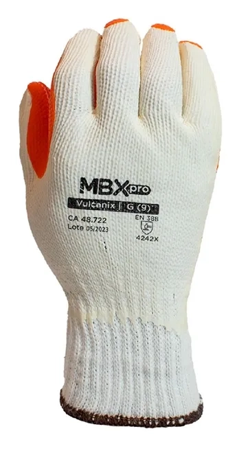 Luva de Segurança Vulcanix MBX Medix com Resistência Mecânica, Abrasão e Corte CA 48722