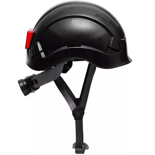 Capacete de Proteção Para Altura Steelflex Falcon Cor Preto Classe B Tipo III Completo CA 42234