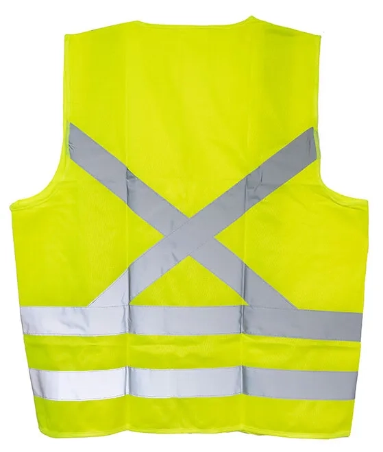Colete Refletivo Imbat Amerelo Fluorescente Com 1 Bolso Modelo CR-A1 - 100% Poliéster