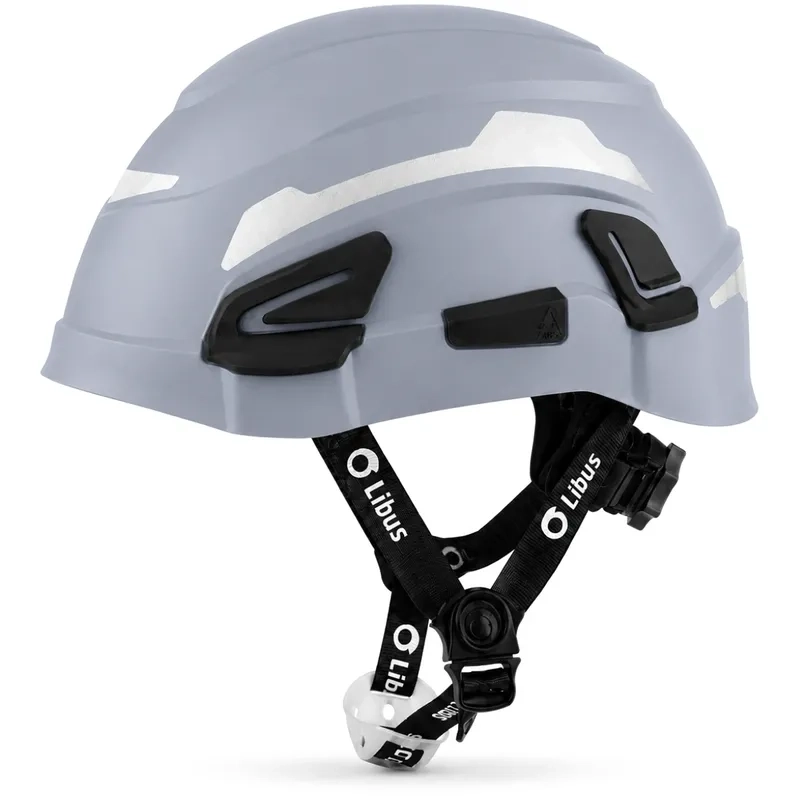 Capacete de Altura Completo Libus Modelo Andes Cinza 8 Pontos Classe B CA 49941