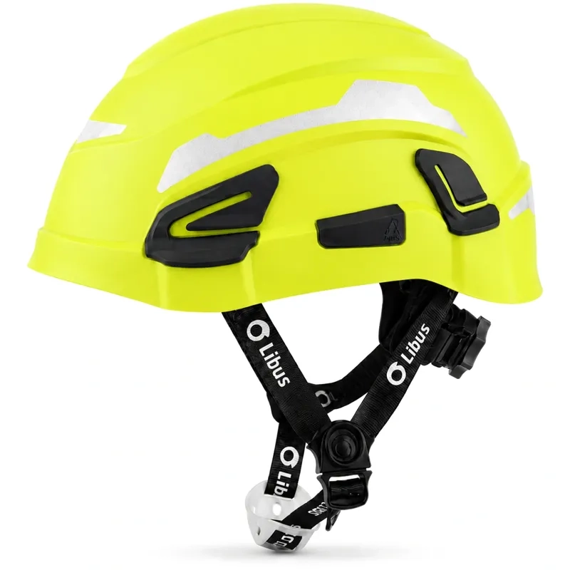Capacete de Altura Completo Libus Modelo Andes Amarelo Fluo 8 Pontos Classe B CA 49941