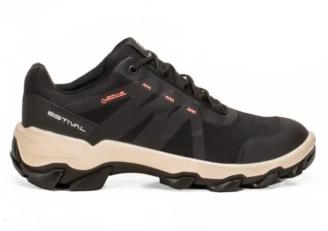 Sapato de Segurança Hybrid Smart Estival Reno Black Com Bico de Pvc hb30001S1 CA 47823
