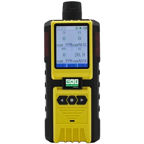 Detector Multigases Gas And Safety Com Bomba De Sucção CO, O2, H2S, EX