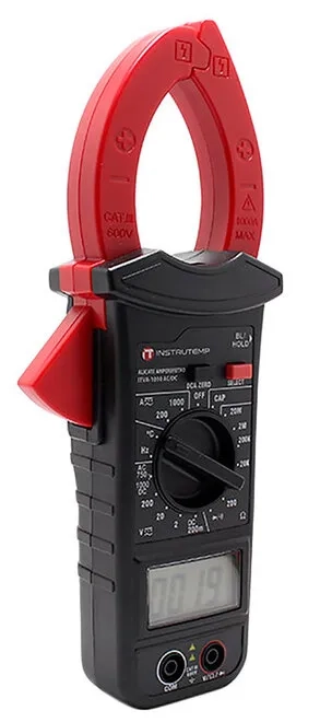 Alicate Volt Amperímetro Portátil Instrutemp ITVA1010 200A  - 100AC/DC Tensão AC/DC