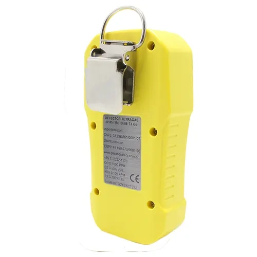 Detector de Gás 4 Gases Portátil Gas and Safety Tetragas O2, LEL, CO, H2S