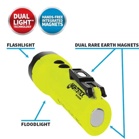 Lanterna Antiexplosão Nightstick XPR-5522GMX Recarregável Zona 0 Luz Dupla 240 Lumens Certificada Inmetro e  Iecex