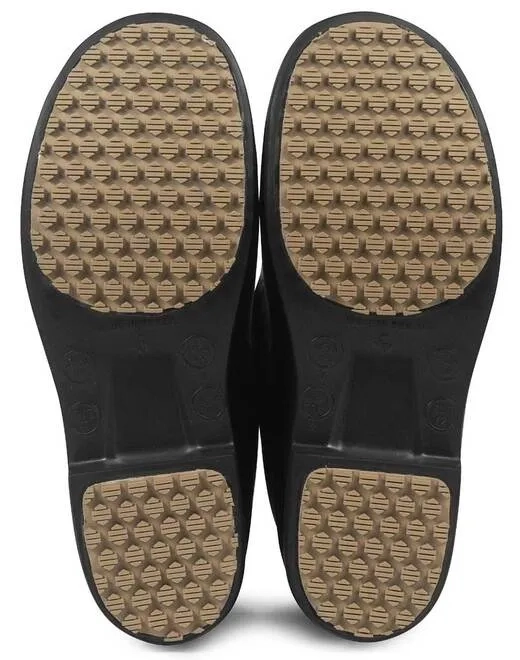 Bota Cano Longo Ocupacional Preta Sticky Shoes FEB II Térmica, Impermeável e Com Solado Grip Antiderrapante CA 50111/51814