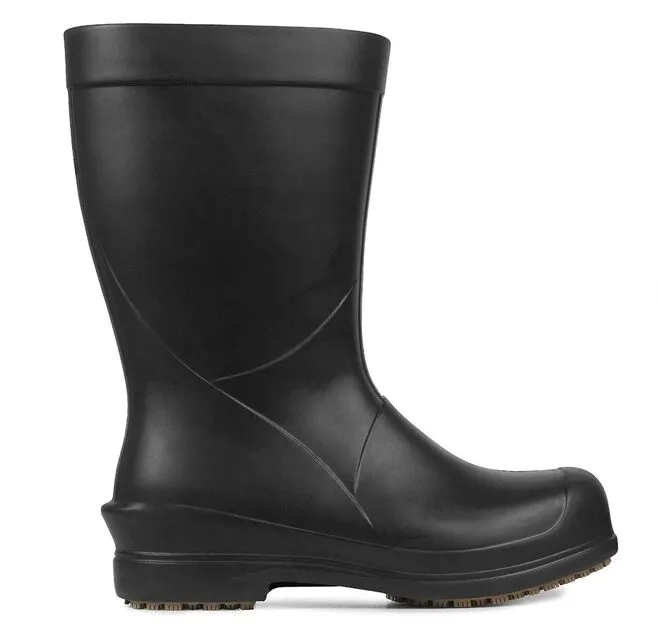Bota Cano Longo Ocupacional Preta Sticky Shoes FEB II Térmica, Impermeável e Com Solado Grip Antiderrapante CA 50111/51814