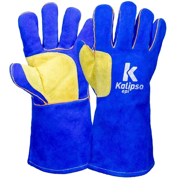 Luva Para Atividades de Solda Kalipso K-Argon 52-001 Com Reforço em Couro CA 50277