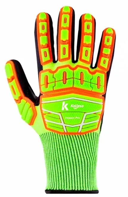Luva de proteção Impact Pro 70-303 Kalipso Proteção Anti-impacto TPR Corte e Térmica CA 50750