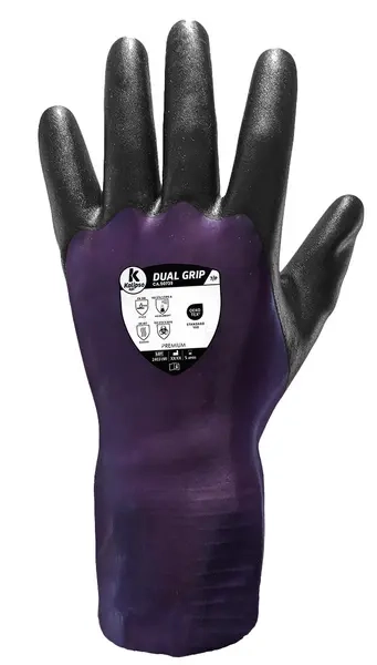 Luva Kalipso Dual Grip 59-301 Proteção Química e Térmica CA 50739