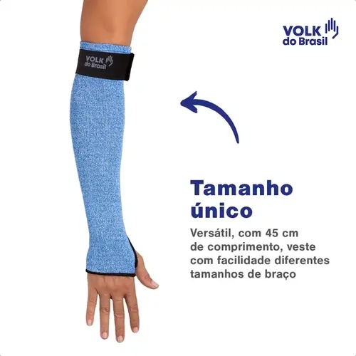 Mangote Cut Guard V Volk 45Cm Resistente ao Corte Modelo Ambidestro Ca 50476