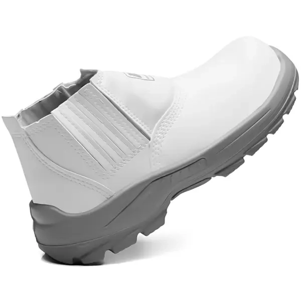 Bota de Segurança em Elástico Branca Bracol Microfibras BELF 4011BELF1600LL Bico de Composite CA 30539