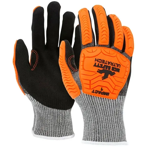 Luva Anti-Impacto e Anti-corte Mcr Safety UT1952 UltraTech Banho Nitrílico na Palma CA 50833