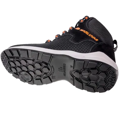 Bota Marluvas 72B29-TXT-E-BP-LR Office XT Textil Hidrofugado Preto e Laranja Eletricista CA 52121