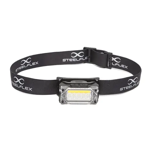 Lanterna de Cabeça Steelflex Steellight 1228 Led 400 Lúmens -Bateria 3 Horas STF-CPTA44618