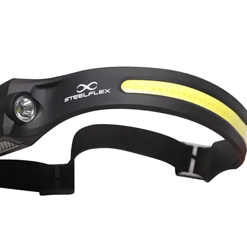 Lanterna de Cabeça Steelflex Steellight 1241 STF- CPTA48617 Bateria 8horas - 350 Lúmens