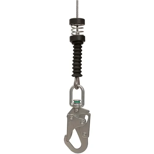 Trava-Quedas Retrátil Steelflex Cabo de Aço Inox 20 Metros STF-CQTQ0472S Anticorrosão