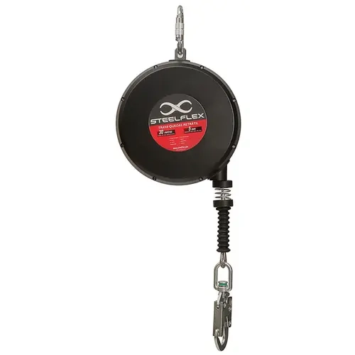 Trava-Quedas Retrátil Steelflex Cabo de Aço Inox 30 METROS STF-CQTQ0473S Antiferrugem