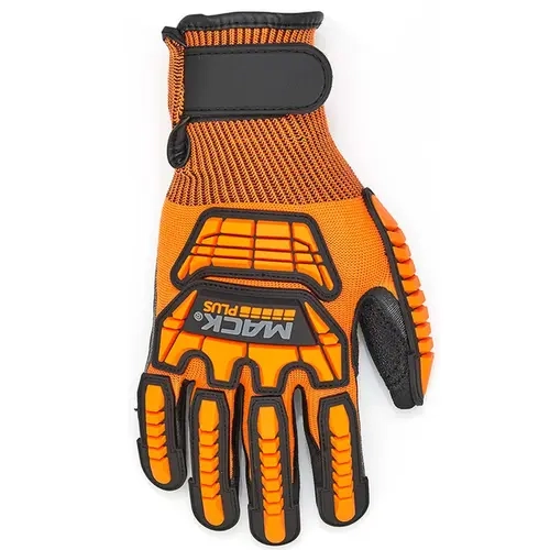Luva Anti-Impacto Next Safety Mack Plus 70.100 Palma Spandex Antiderrapante Ca 51.530