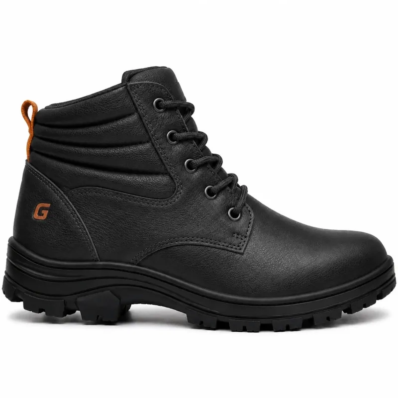 Bota de Segurança Gogowear Tork Preta 100% Couro Legítimo e Solado Emborrachado CA 43770