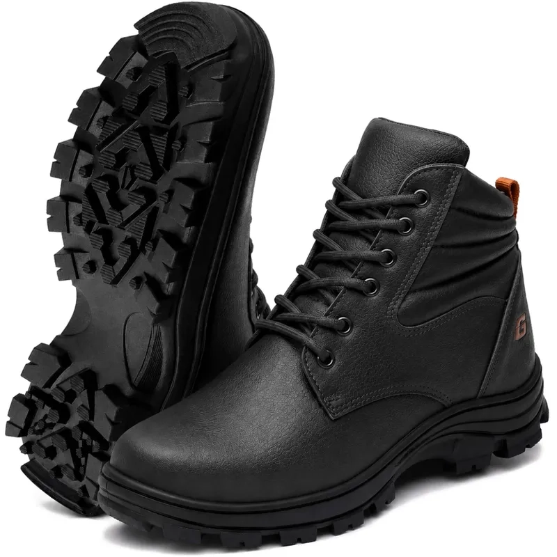 Bota de Segurança Gogowear Tork Preta 100% Couro Legítimo e Solado Emborrachado CA 43770