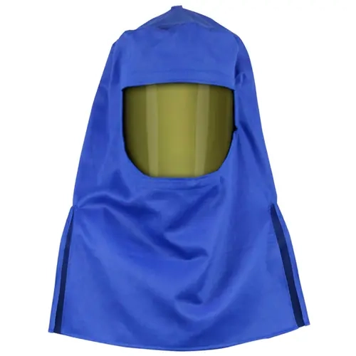 Capuz Tipo Carrasco Vectra Risco IV Azul Atpv 44 Cal/cm2 e Viso Verde Proteção Contra Arco Elétrico e Fogo Repentino CA 51862