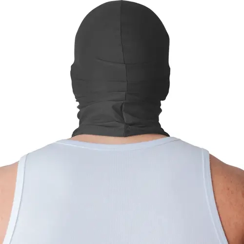 Capuz Balaclava Com Proteção UV 50+ EM Poliéster Preto Tecido leve e Respirável