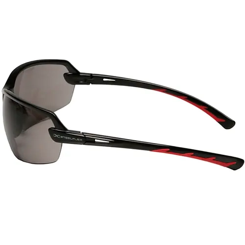 Óculos de Segurança Steelflex Turim Cinza Proteção Uv Antirrisco Atende a Norma ANSI Z8712015 CA 47150