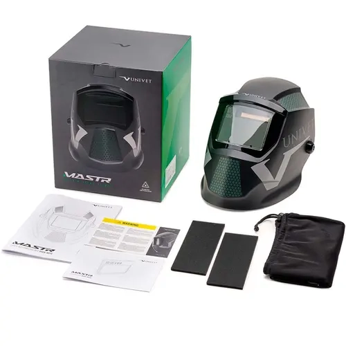 Máscara de Solda Laser Univet MASTR 695L.00.00.00 Escurecimento Automático 4-8/9-13 EN207 CA 52.493 - Proteção Laser - SYLEX