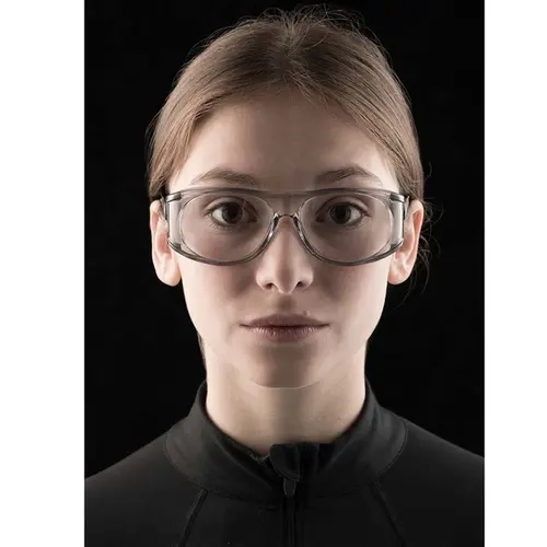 Óculos de Segurança Univet  539 - 539.00.13.99 - Ideal Para Aplicar Lentes de Grau Cor Cinza e Preto Ca 51287