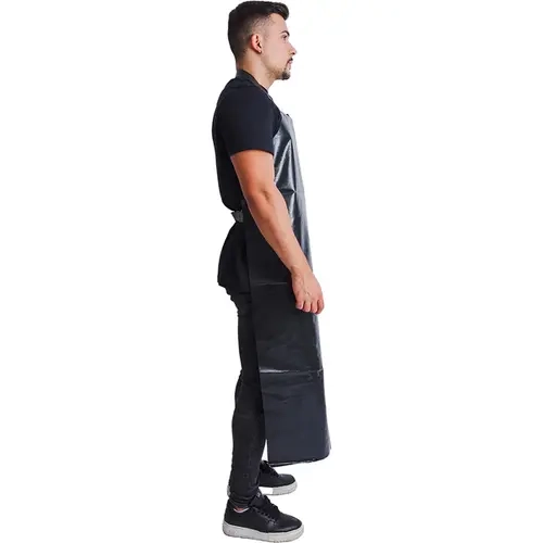 Avental Trevira KP1000 Maicol Gramatura Real Preto e Laranja Fivela Com Engate CA 40515