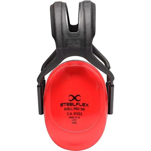 Protetor Auditivo Abafador Steelflex SHELL PRO 300 STF-PASC61571 - Atenuação 20 DB CA 51533