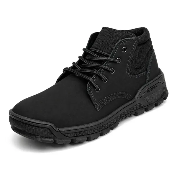 Bota de Segurança Wonder Work Bico de Pvc Preta Couro Nobuck Solado de Borracha CA 52609