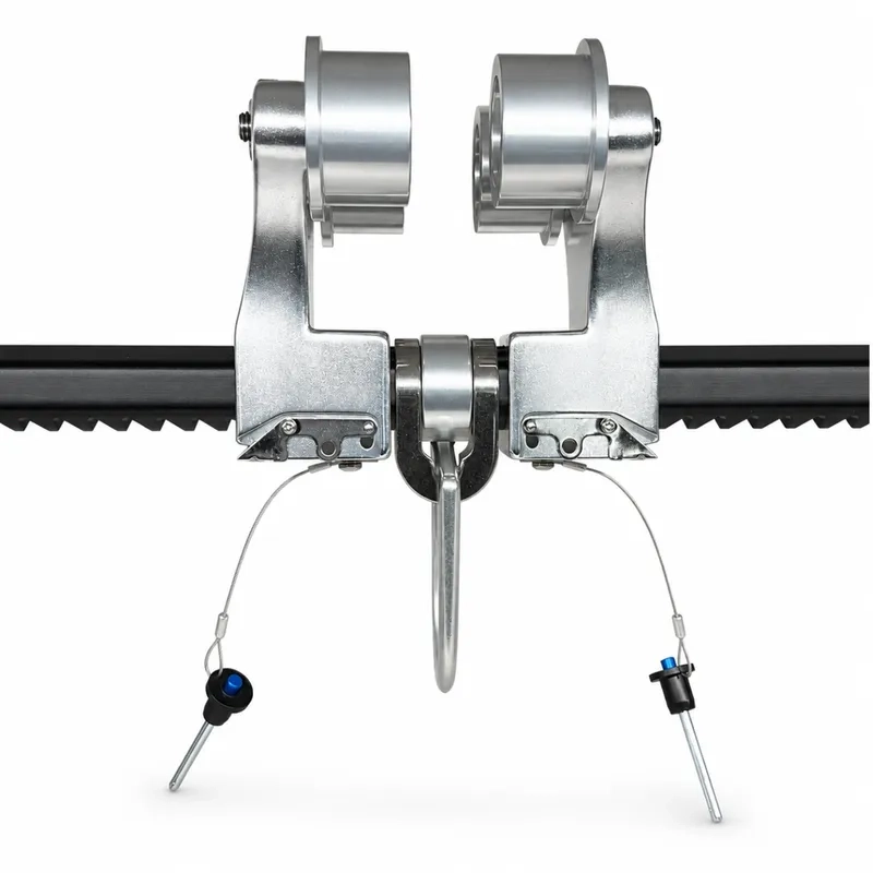 Trole de Ancoragem para Viga SideUp Super Trole Alumínio Ajustável 63,5 a 457mm 15KN SU2860