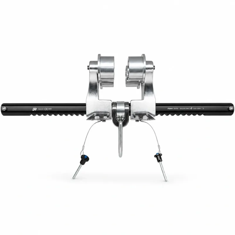 Trole de Ancoragem para Viga SideUp Super Trole Alumínio Ajustável 63,5 a 457mm 15KN SU2860