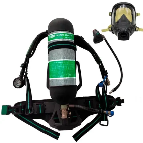 Respirador Autônomo Optimus II Gás & Safety Tipo 2 – Combate a Incêndio, Resgate e Atmosferas Críticas com Máscara Classe 3 e Cilindro 6,8L